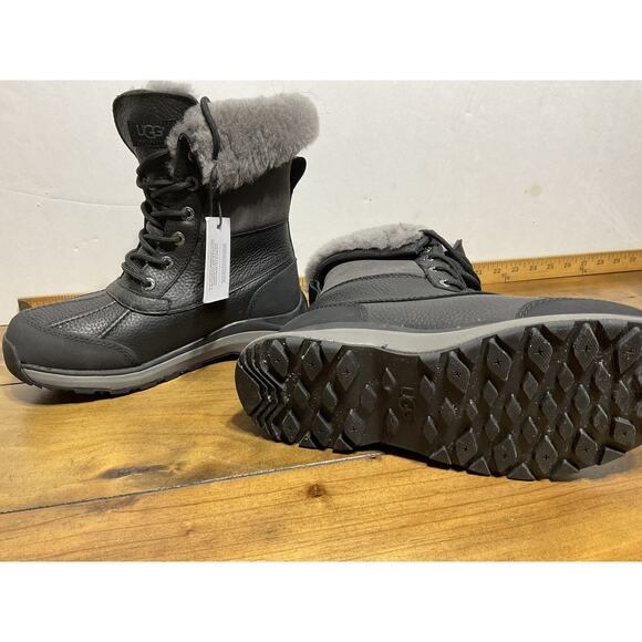 UGG Women’s Adirondack III, Black Winter Boots, Size 6 NIB - Picture 12 of 13
